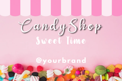 Custom Outdoor Yard Signs Multiple Sizes Candy Store