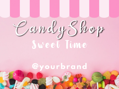 Custom Outdoor Yard Signs Multiple Sizes Candy Store