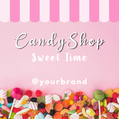 Custom Outdoor Yard Signs Multiple Sizes Candy Store