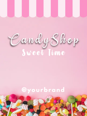 Custom Outdoor Yard Signs Multiple Sizes Candy Store