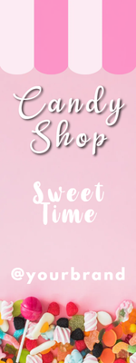 Custom Outdoor Yard Signs Multiple Sizes Candy Store