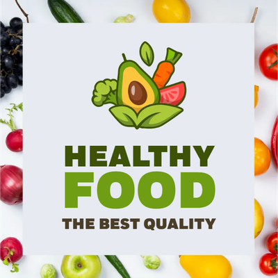 Custom Outdoor Yard Signs Multiple Sizes Healthy Food
