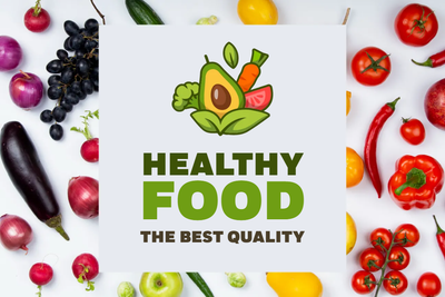 Custom Outdoor Yard Signs Multiple Sizes Healthy Food