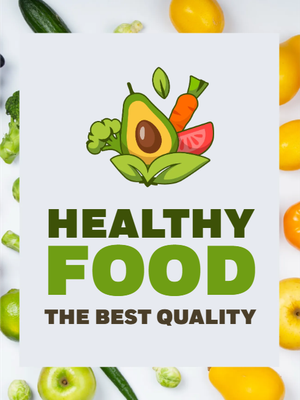 Custom Outdoor Yard Signs Multiple Sizes Healthy Food