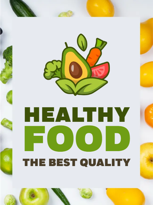Custom Outdoor Yard Signs Multiple Sizes Healthy Food