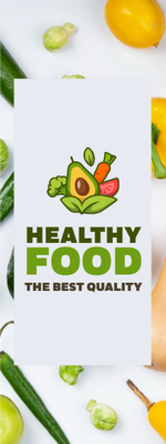 Custom Outdoor Yard Signs Multiple Sizes Healthy Food