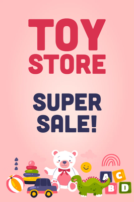 Custom Outdoor Yard Signs Multiple Sizes Toy Store