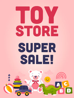Custom Outdoor Yard Signs Multiple Sizes Toy Store