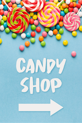 Custom Outdoor Yard Signs Multiple Sizes Candy Shop