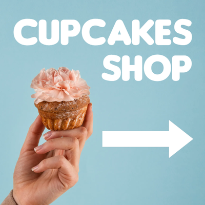Custom Outdoor Yard Signs Multiple Sizes Cupcakes Shop