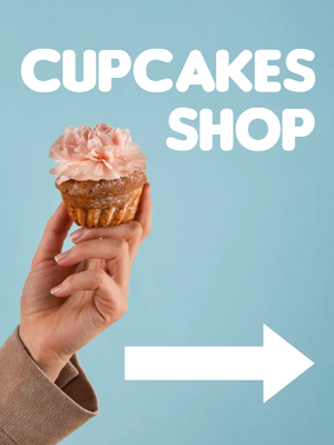 Custom Outdoor Yard Signs Multiple Sizes Cupcakes Shop