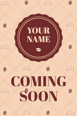 Custom Outdoor Yard Signs Multiple Sizes Coffee Launch