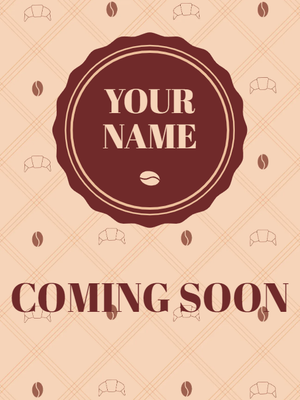 Custom Outdoor Yard Signs Multiple Sizes Coffee Launch