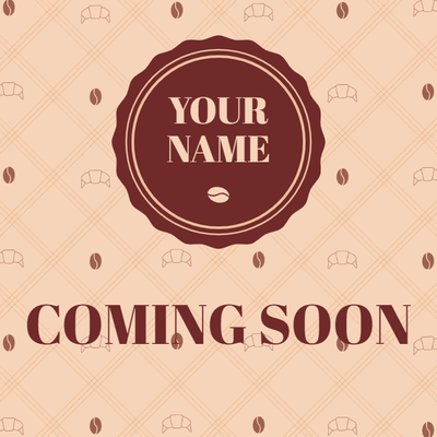 Custom Outdoor Yard Signs Multiple Sizes Coffee Launch