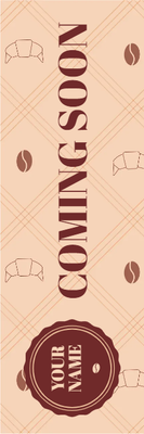 Custom Outdoor Yard Signs Multiple Sizes Coffee Launch
