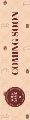 Custom Outdoor Yard Signs Multiple Sizes Coffee Launch