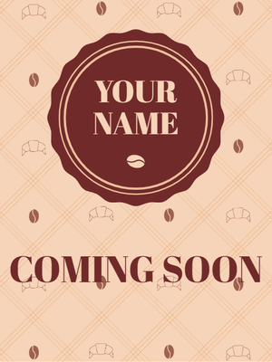 Custom Outdoor Yard Signs Multiple Sizes Coffee Launch