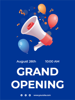 Custom Outdoor Yard Signs Multiple Sizes Grand Opening Design