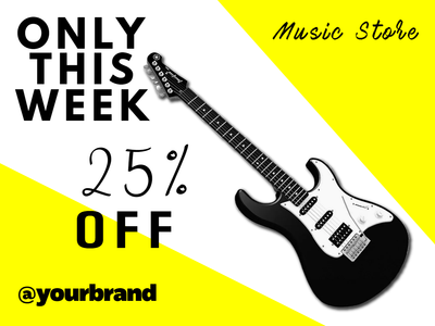 Custom Outdoor Yard Signs Multiple Sizes Music Store