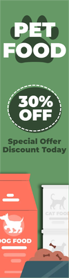 Custom Outdoor Yard Signs Multiple Sizes Pet Food