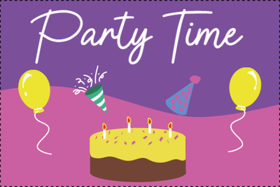 Custom Outdoor Yard Signs Multiple Sizes Party Time