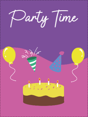 Custom Outdoor Yard Signs Multiple Sizes Party Time