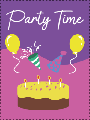 Custom Outdoor Yard Signs Multiple Sizes Party Time