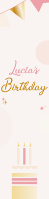 Custom Outdoor Yard Signs Multiple Sizes Lucia's Birthday
