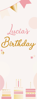 Custom Outdoor Yard Signs Multiple Sizes Lucia's Birthday