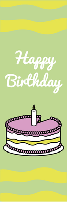 Custom Outdoor Yard Signs Multiple Sizes Happy Birthday