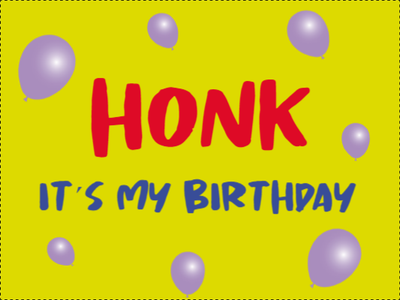 Custom Outdoor Yard Signs Multiple Sizes It's My Birthday