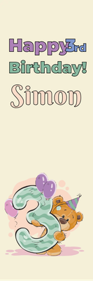 Custom Outdoor Yard Signs Multiple Sizes Simon's 3rd Birthday
