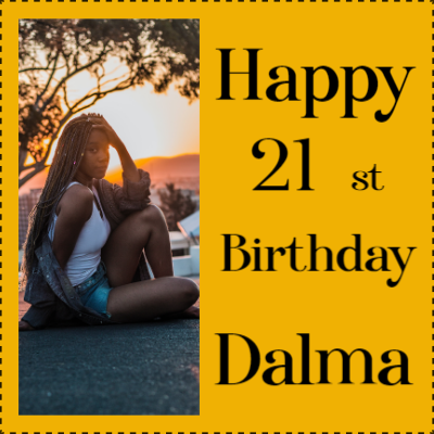 Custom Outdoor Yard Signs Multiple Sizes Happy 21st Birthday