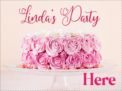 Custom Outdoor Yard Signs Multiple Sizes  Linda's Party