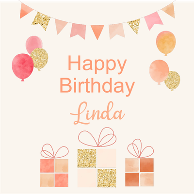 Custom Outdoor Yard Signs Multiple Sizes Happy Birthday Linda