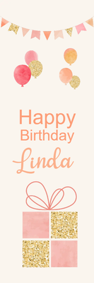 Custom Outdoor Yard Signs Multiple Sizes Happy Birthday Linda