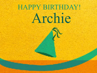 Custom Outdoor Yard Signs Multiple Sizes Happy Birthday Archie