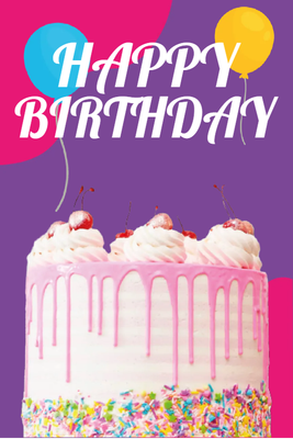 Custom Outdoor Yard Signs Multiple Sizes Happy Birthday