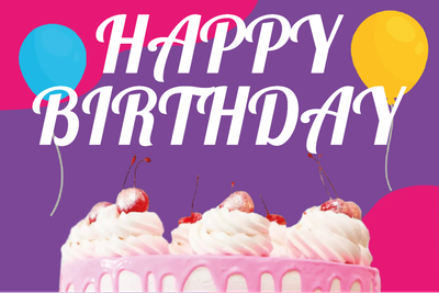 Custom Outdoor Yard Signs Multiple Sizes Happy Birthday