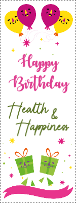Custom Outdoor Yard Signs Multiple Sizes Health and Happiness