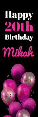 Custom Outdoor Yard Signs Multiple Sizes Twentieth Birthday