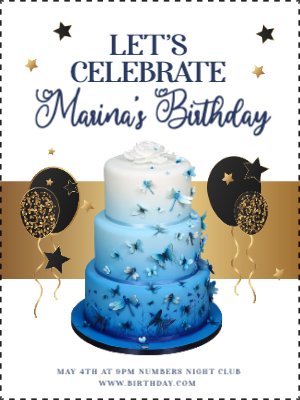 Custom Outdoor Yard Signs Multiple Sizes Let's Celebrate Birthday