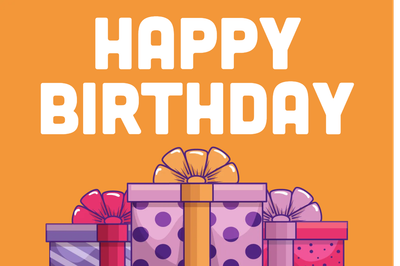 Custom Outdoor Yard Signs Multiple Sizes Happy Birthday Present