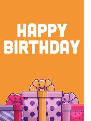 Custom Outdoor Yard Signs Multiple Sizes Happy Birthday Present