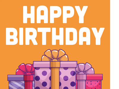 Custom Outdoor Yard Signs Multiple Sizes Happy Birthday Present