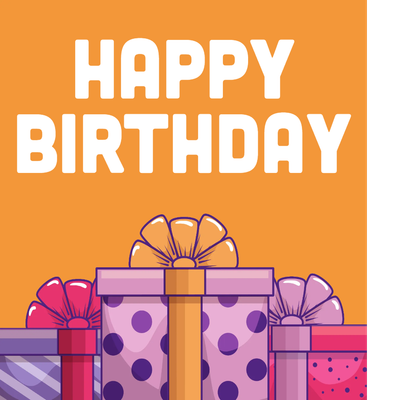 Custom Outdoor Yard Signs Multiple Sizes Happy Birthday Present