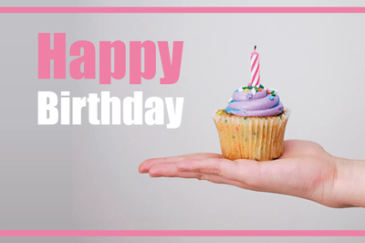 Custom Outdoor Yard Signs Multiple Sizes Birthday Cupcake