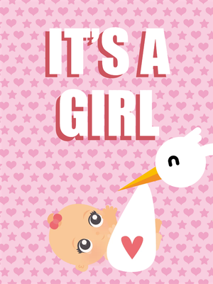 Custom Outdoor Yard Signs Multiple Sizes Its A Girl