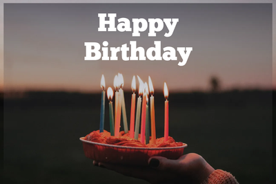 Custom Outdoor Yard Signs Multiple Sizes Happy Birthday Roll