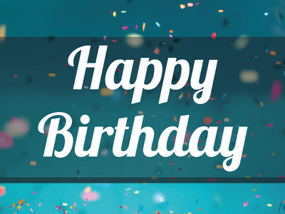 Custom Outdoor Yard Signs Multiple Sizes Birthday Confetti